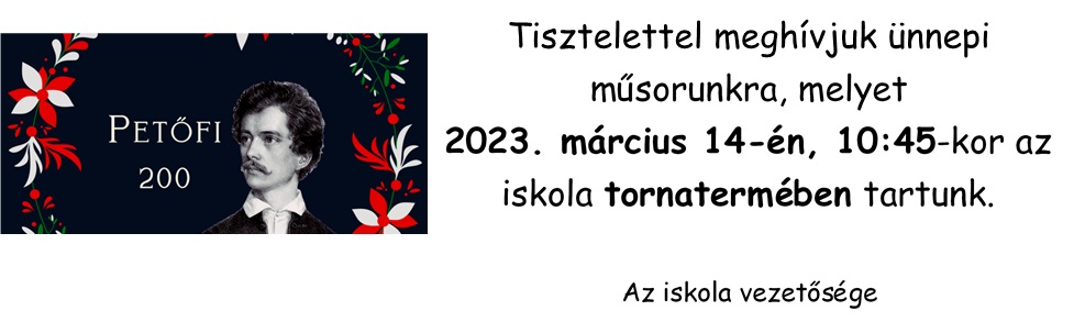 Petőfi Meghívó 2023